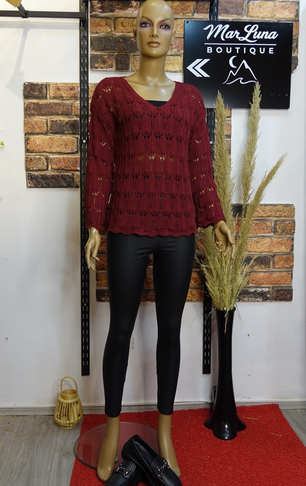 Ajurlu Triko Kadın Üst | Rahat Kesim, Zamansız Şıklık