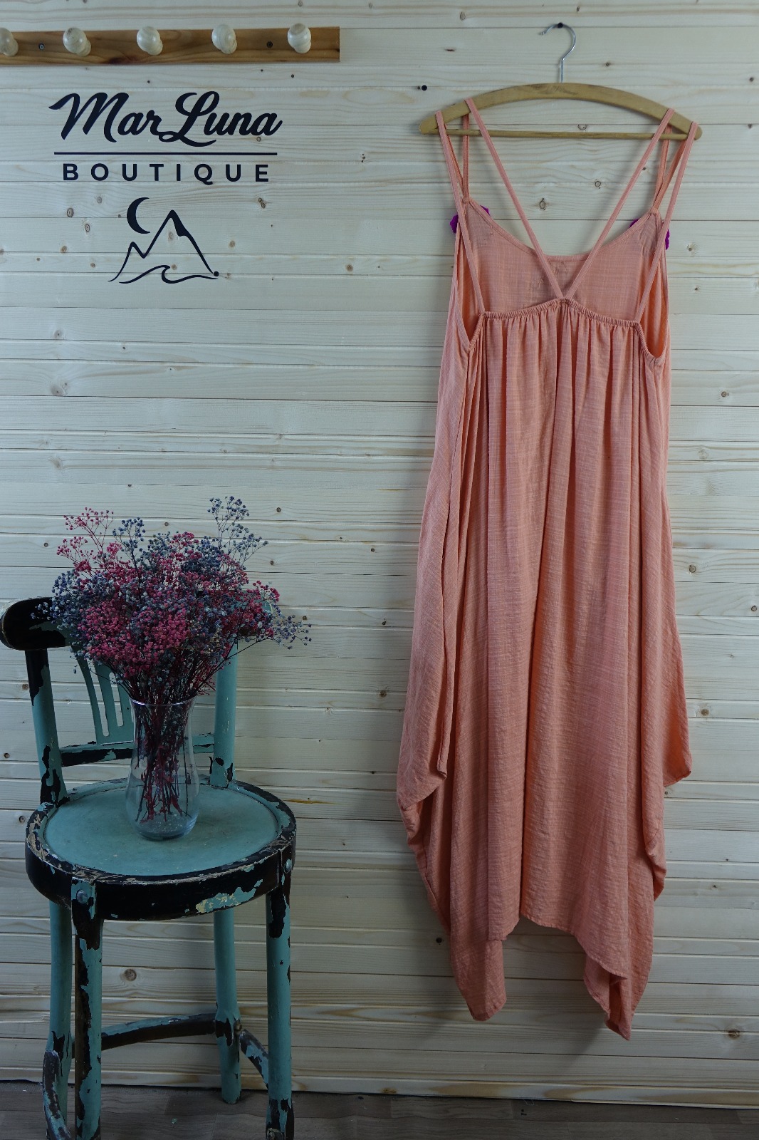 Mercan Baykuş Bohem Elbise