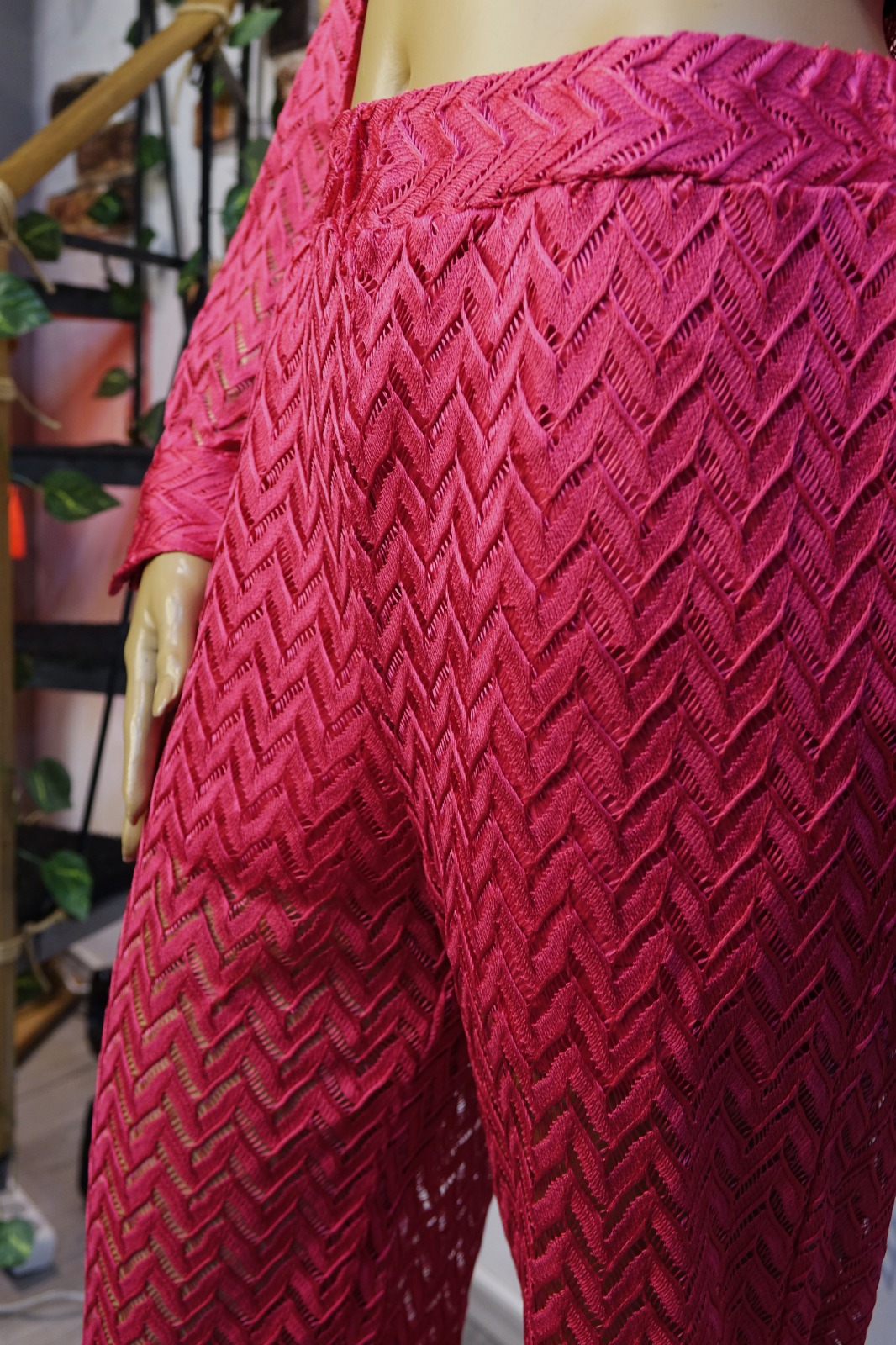 Bohem Transparan Yazlık Kadın Takım – Gömlek ve Astarlı Pantolon Set