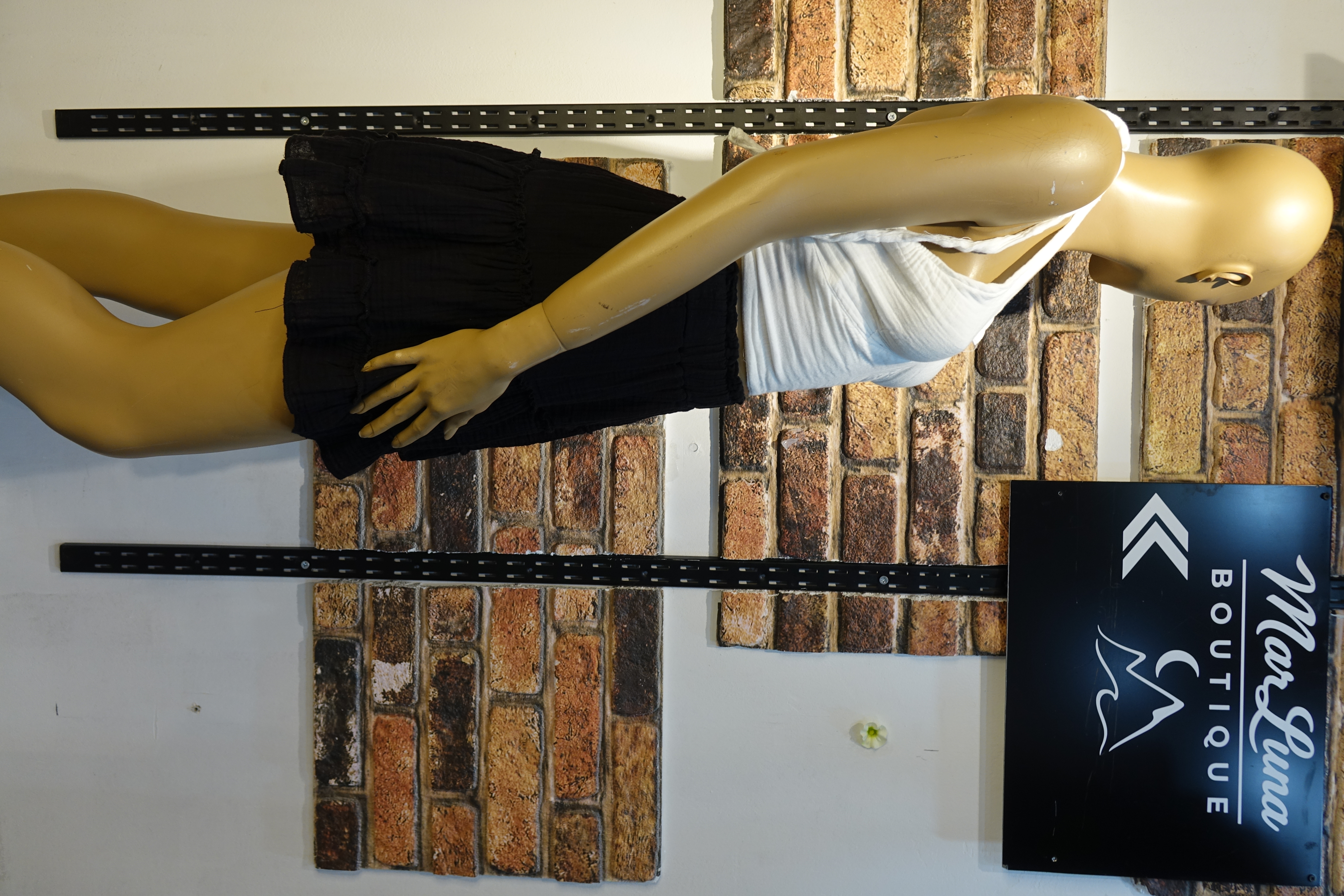 Siyah Kat Kat Mini Şort Etek – Lastik Bel Bohem Yazlık Kadın Şort Etek | MarLuna