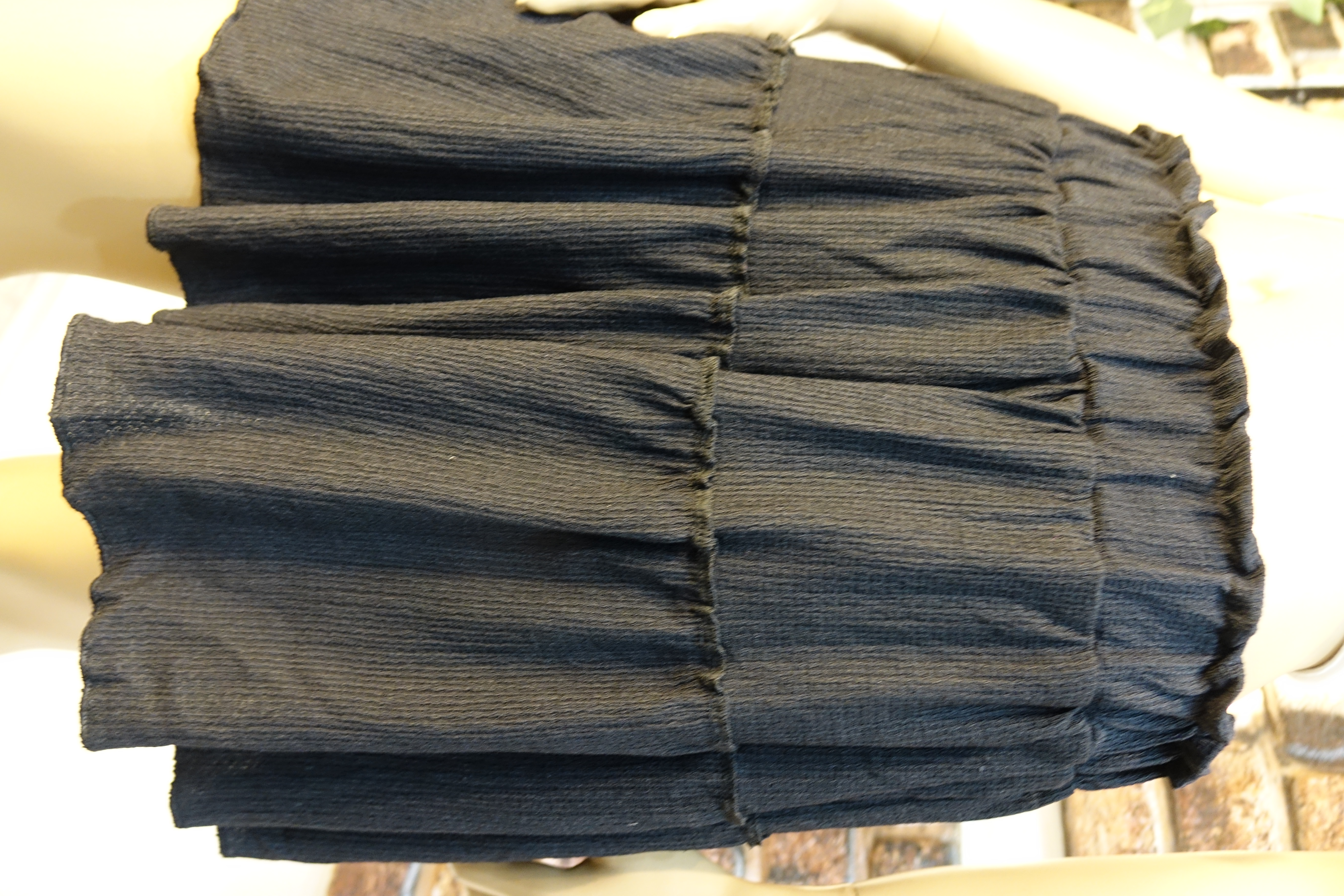 Siyah Kat Kat Mini Şort Etek – Lastik Bel Yazlık Bohem Kadın Şort Etek | MarLuna