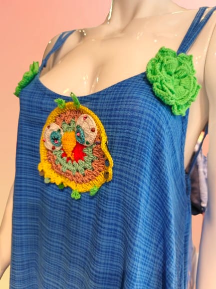 Boho Baykuş Elbise