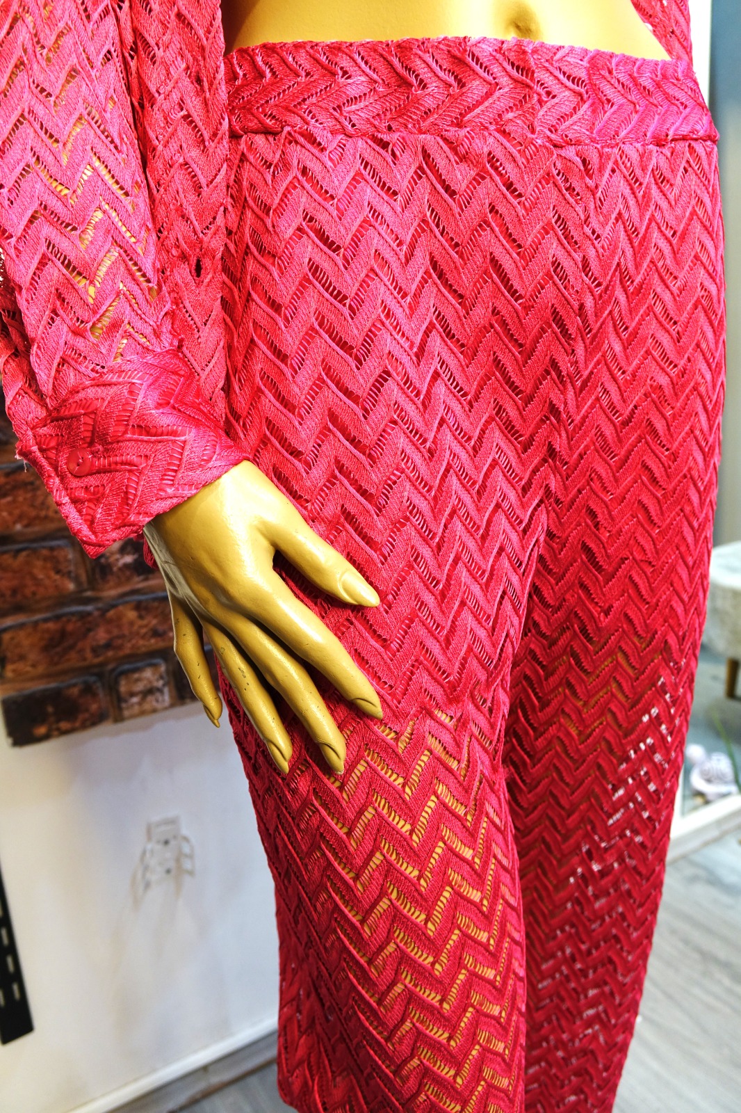 Bohem Transparan Yazlık Kadın Takım – Gömlek ve Astarlı Pantolon Set