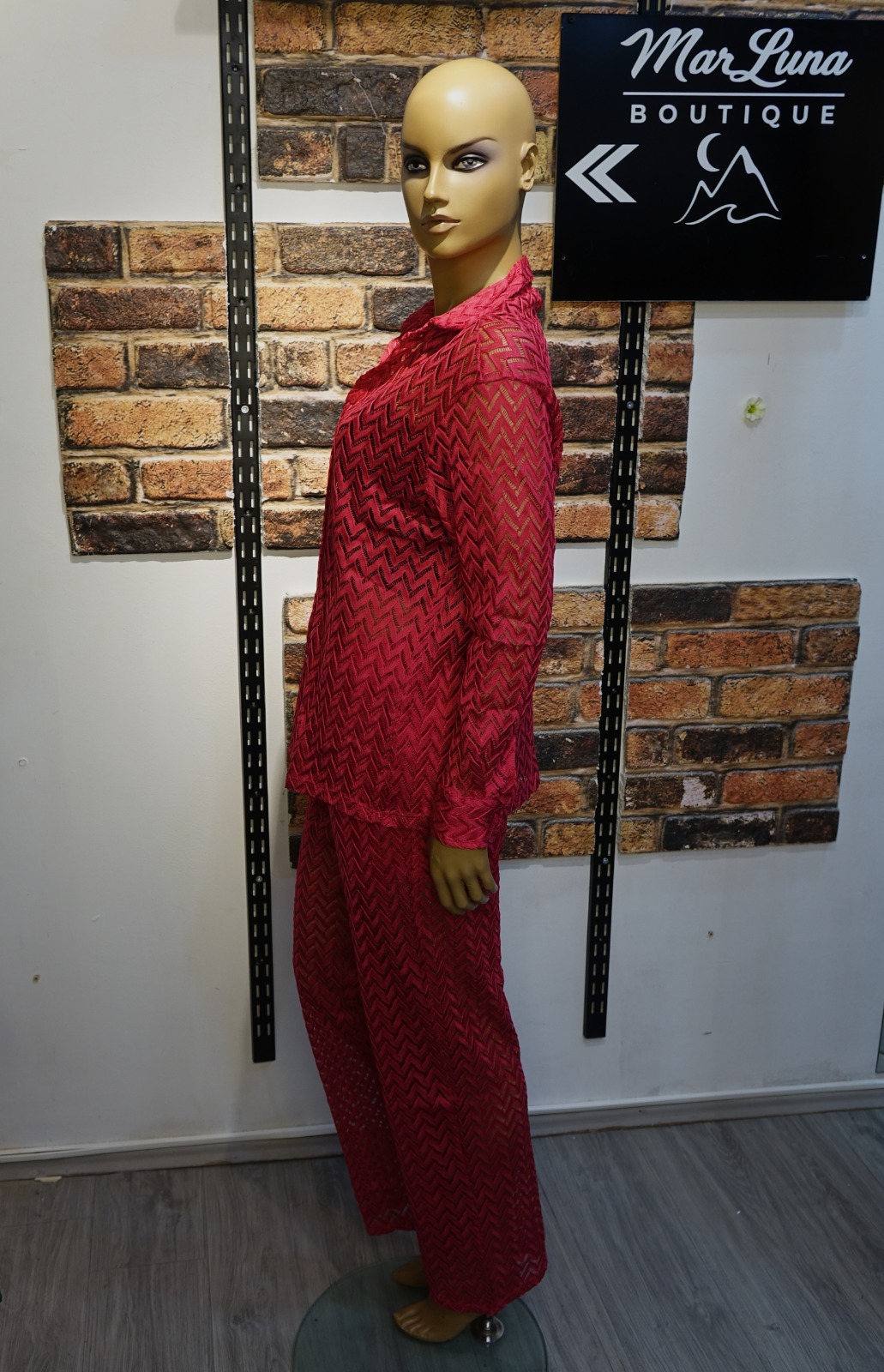 Bohem Transparan Yazlık Kadın Takım – Gömlek ve Astarlı Pantolon Set