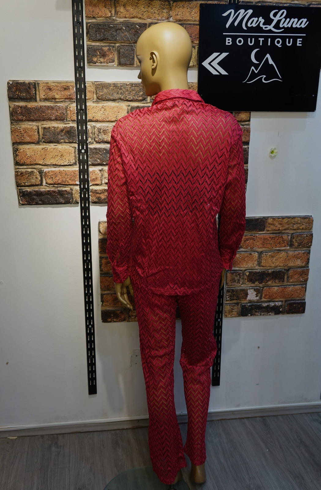 Bohem Transparan Yazlık Kadın Takım – Gömlek ve Astarlı Pantolon Set