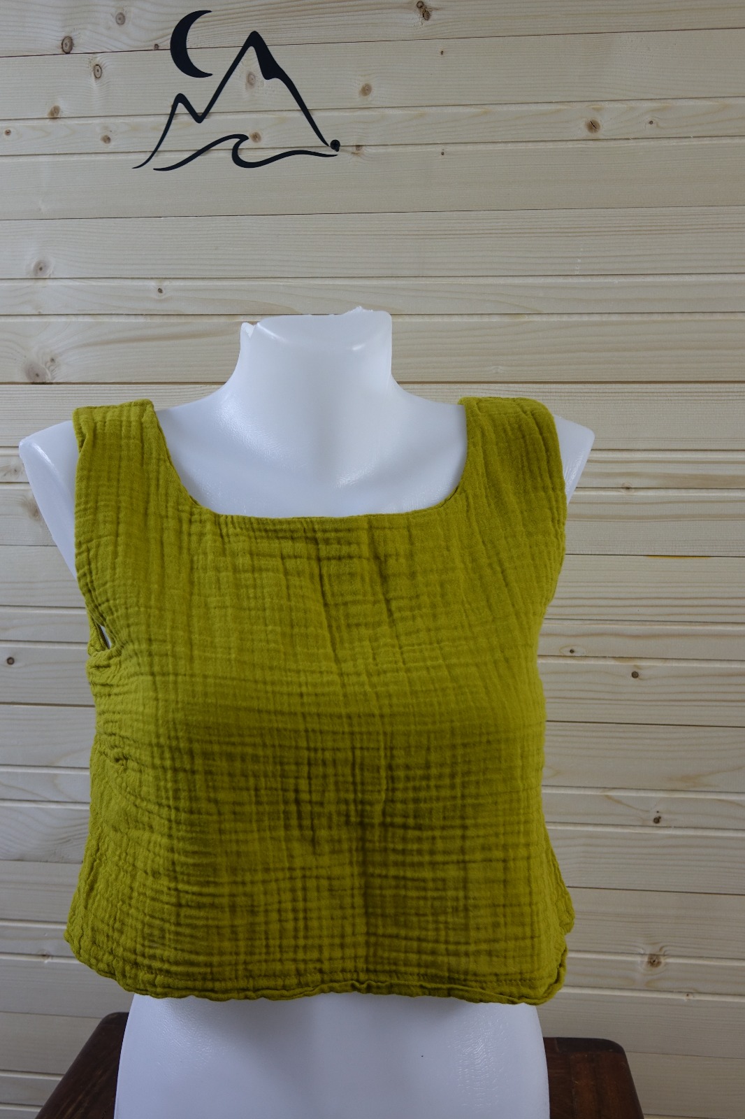 Müslin Crop Bluz – Yazlık Kare Yaka Kadın Üst