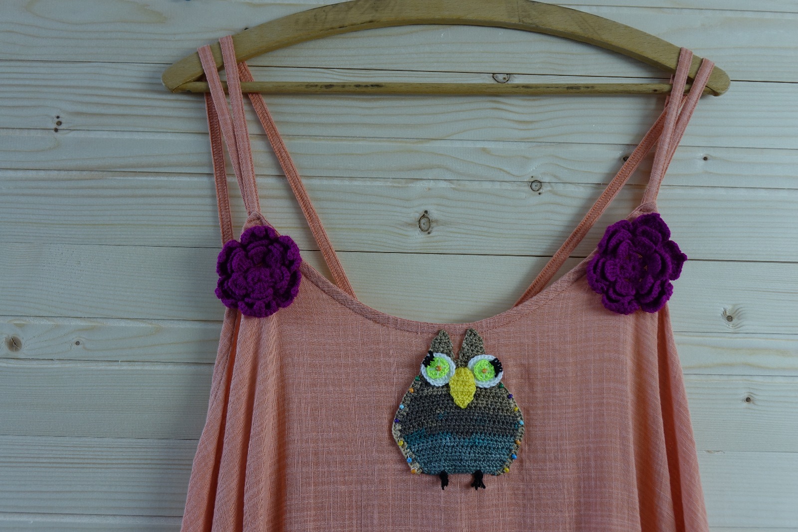 Mercan Baykuş Bohem Elbise