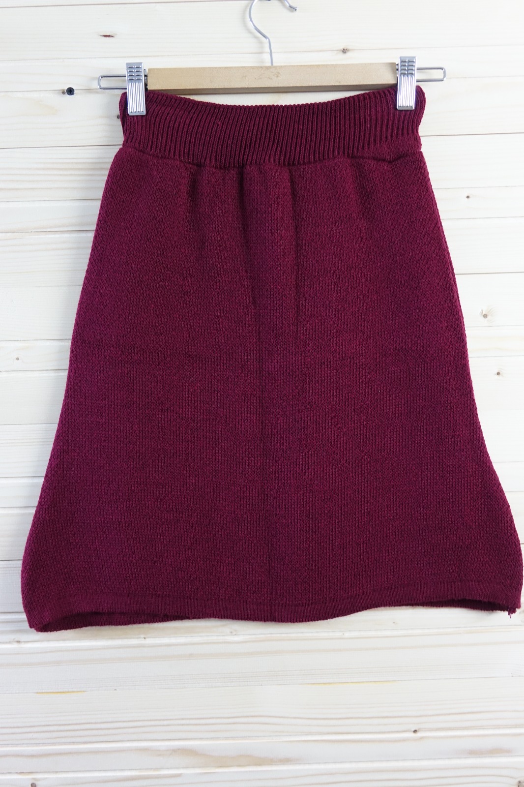 Bordo Triko Etek Takım – Günlük Şık Kadın Kombini